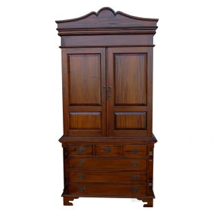 Linen Press Wardrobe over Chest
