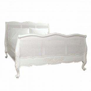 Louis Rattan French Bed