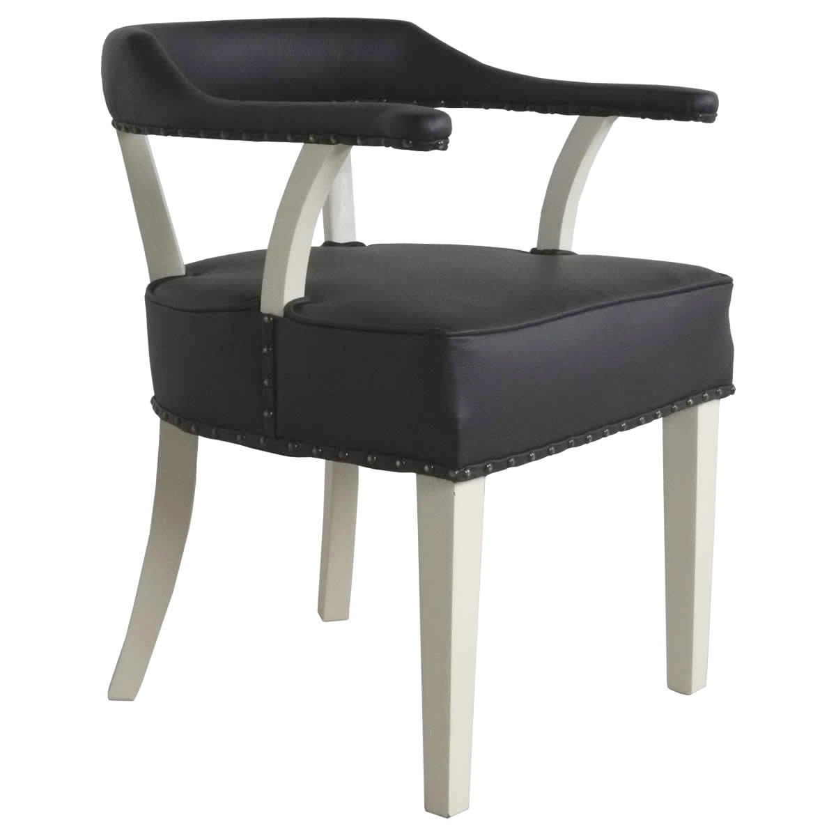 Lafayette Black & White Office Chair Lafayette chair