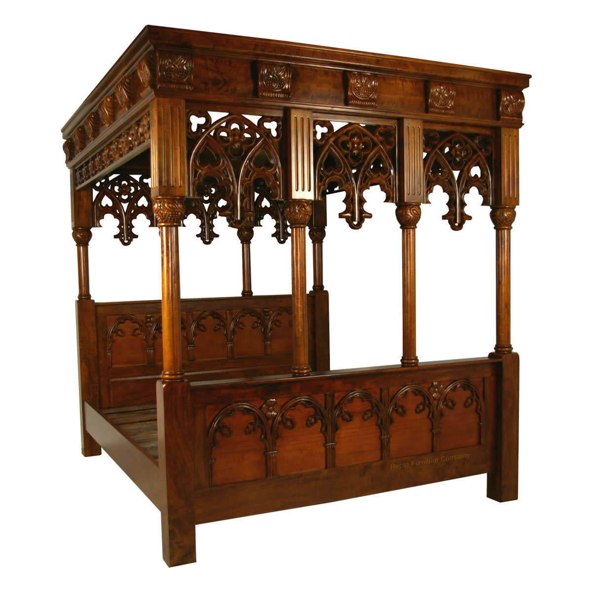 Gothic Four Poster Bed Super King Gothic Four Poster Bed