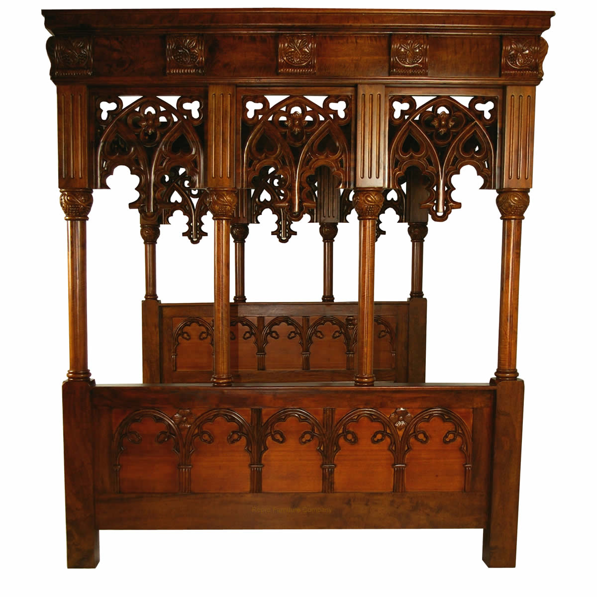 Gothic Four Poster Bed Super King Gothic Four Poster Bed