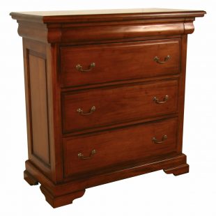 Sleigh 4 Drawer Mahogany Chest