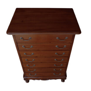 French Provincial Mahogany Tallboy