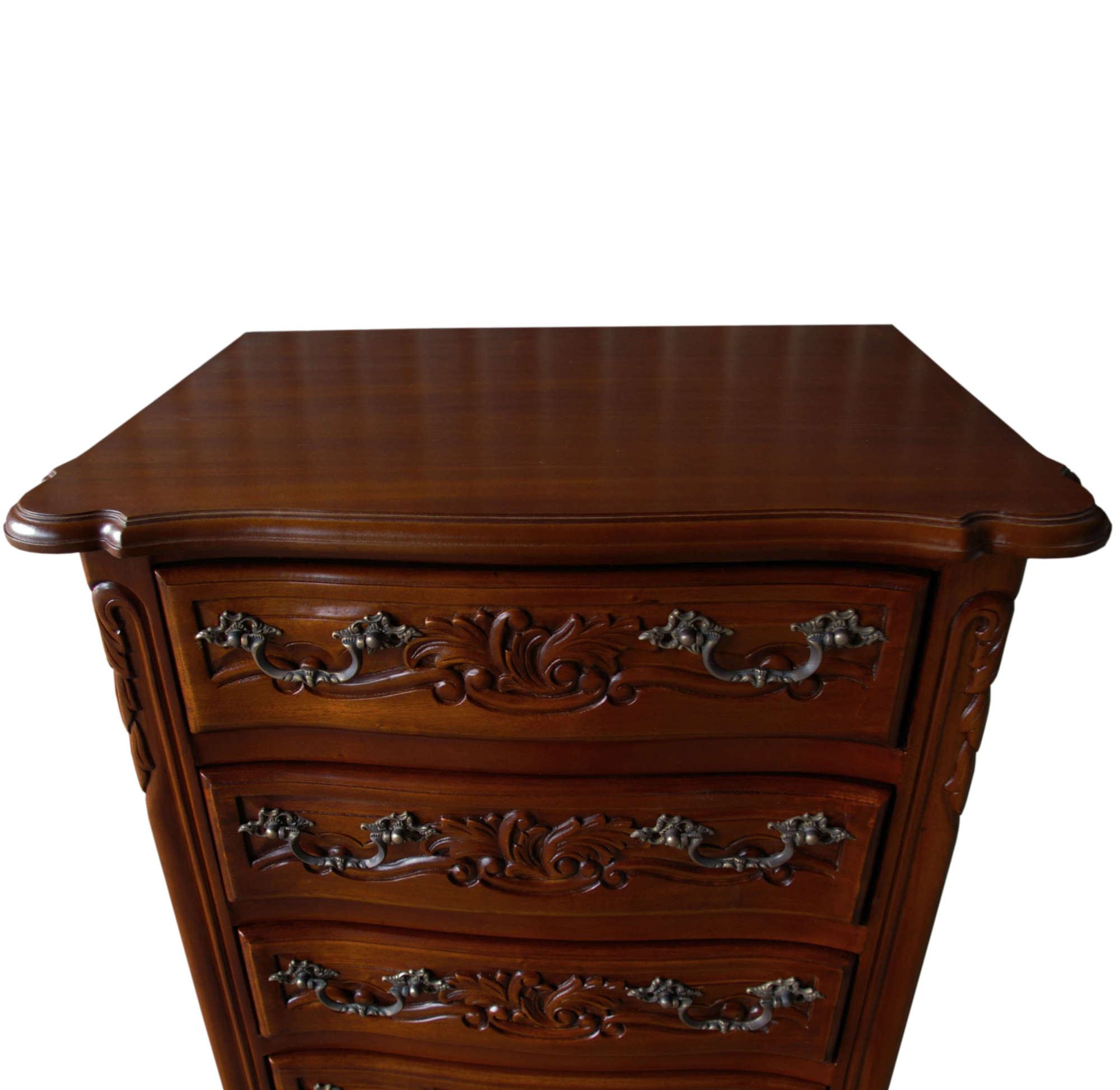French Mahogany Tall Chest of Drawers French Mahogany Tall Chest of Drawers - Image 2