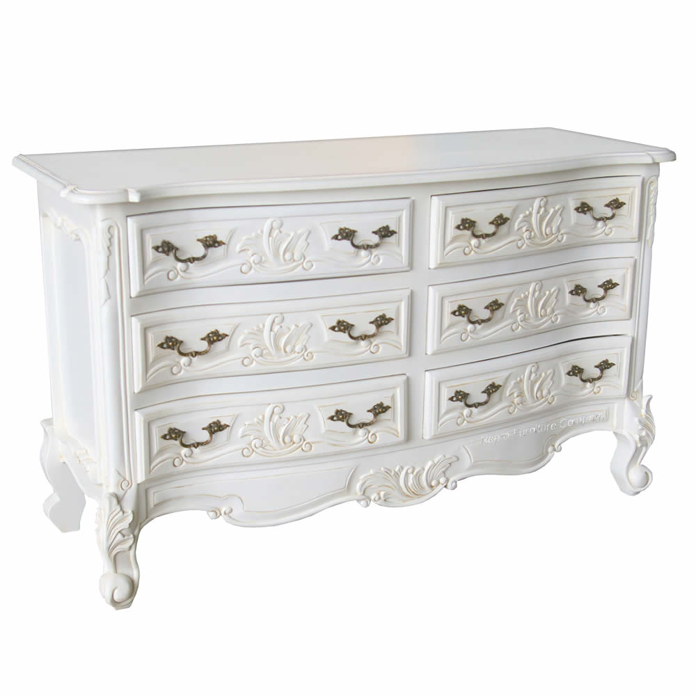 Versailles 6 Drawer Wide Chest Versailles 6 drawer wide chest