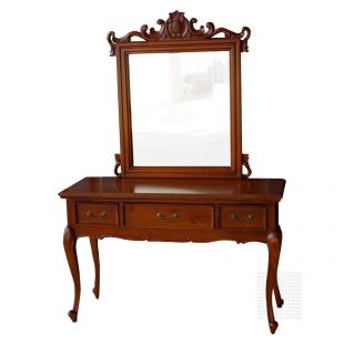 Mahogany Regence dressing table