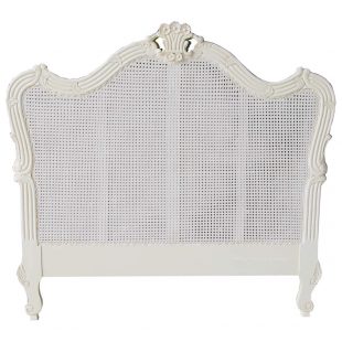 French Louis Rattan Headboard
