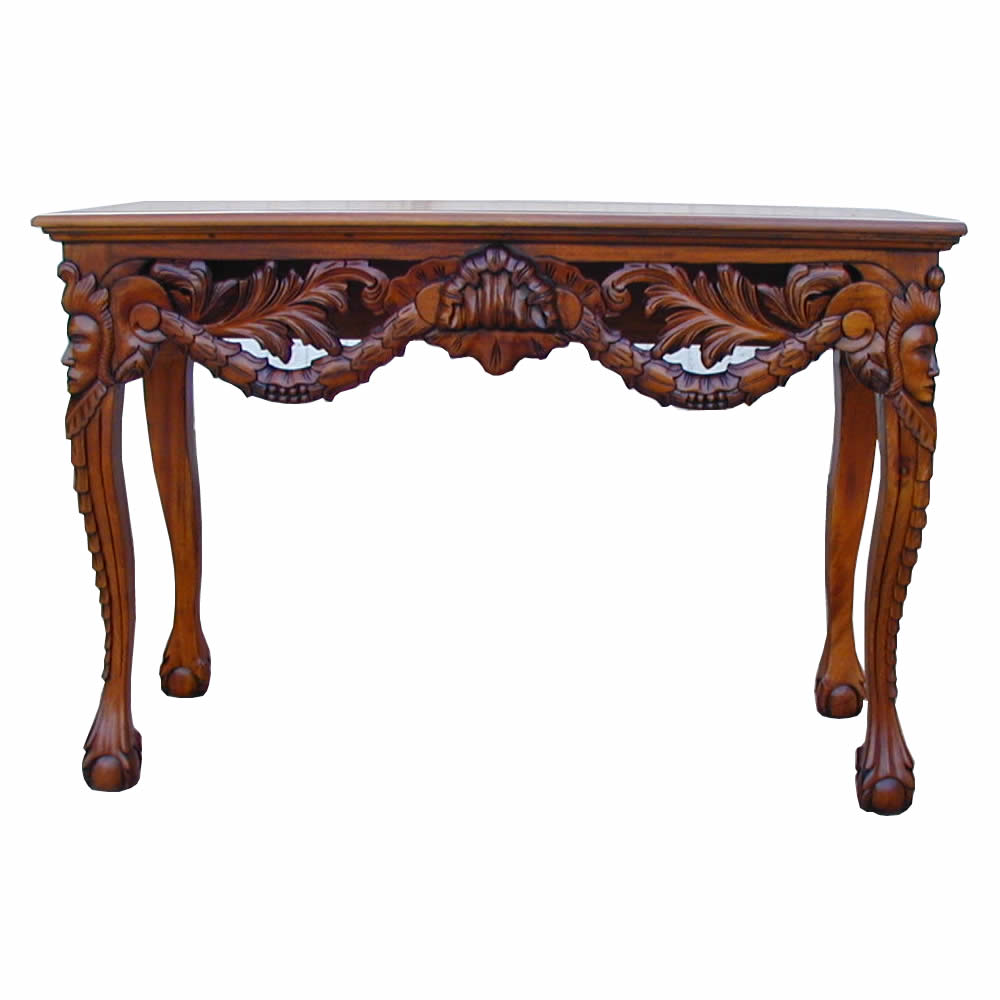 Chippendale Console Table Mahogany Chippendale console table