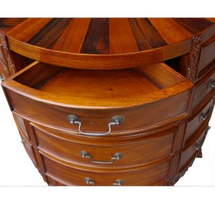 Sunburst chest of drawers
