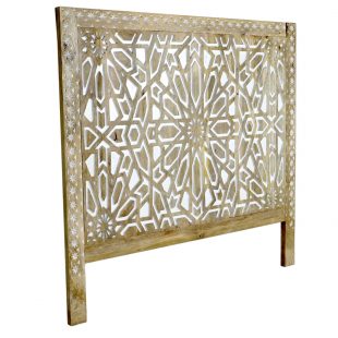 Aztec White Wash Headboard