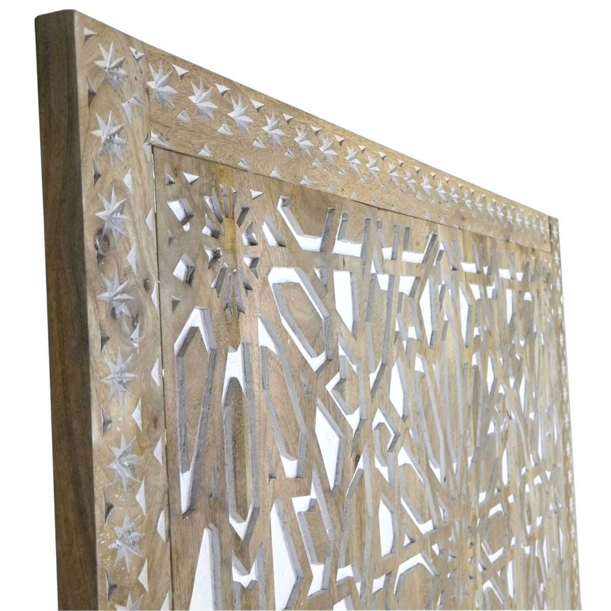 Aztec White Wash Headboard Aztec White Wash Headboard - Image 3