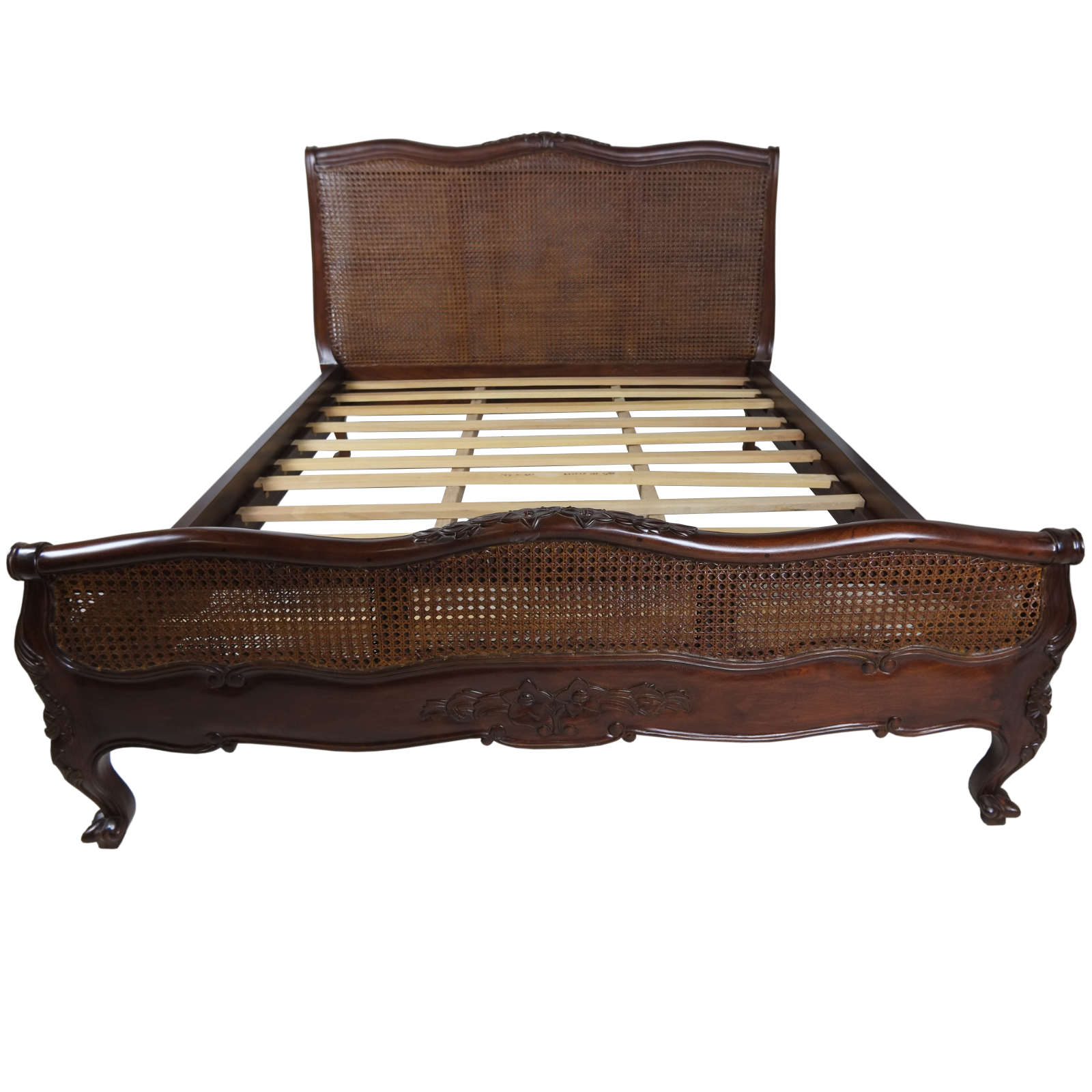French Mahogany Super King Low Foot Bed - Image 4