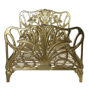 Art Nouveau Cheri Gold Bed Art Nouveau Cheri Bed