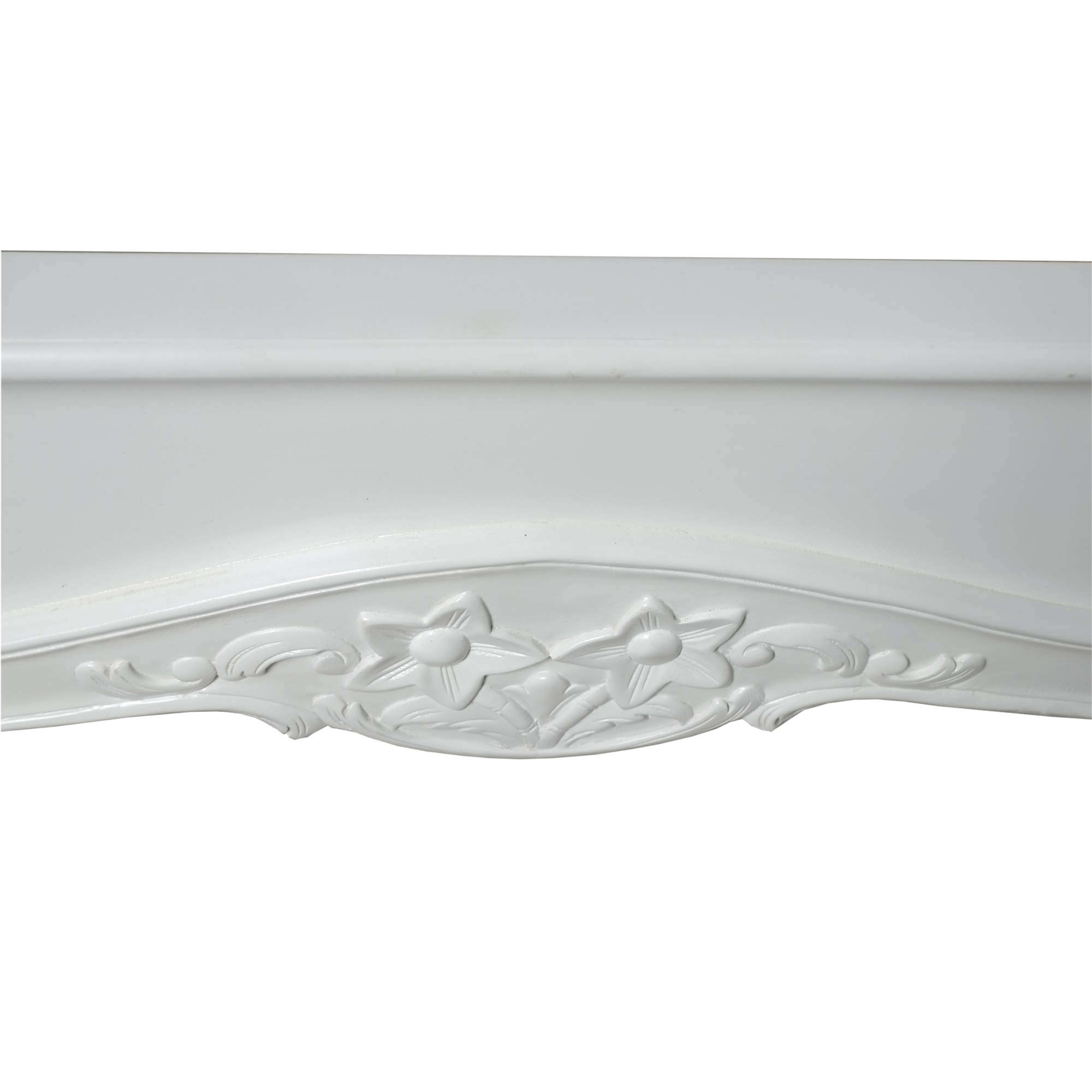 Loire White Rattan French Bed Loire White Rattan French Bed Double Size - Image 3